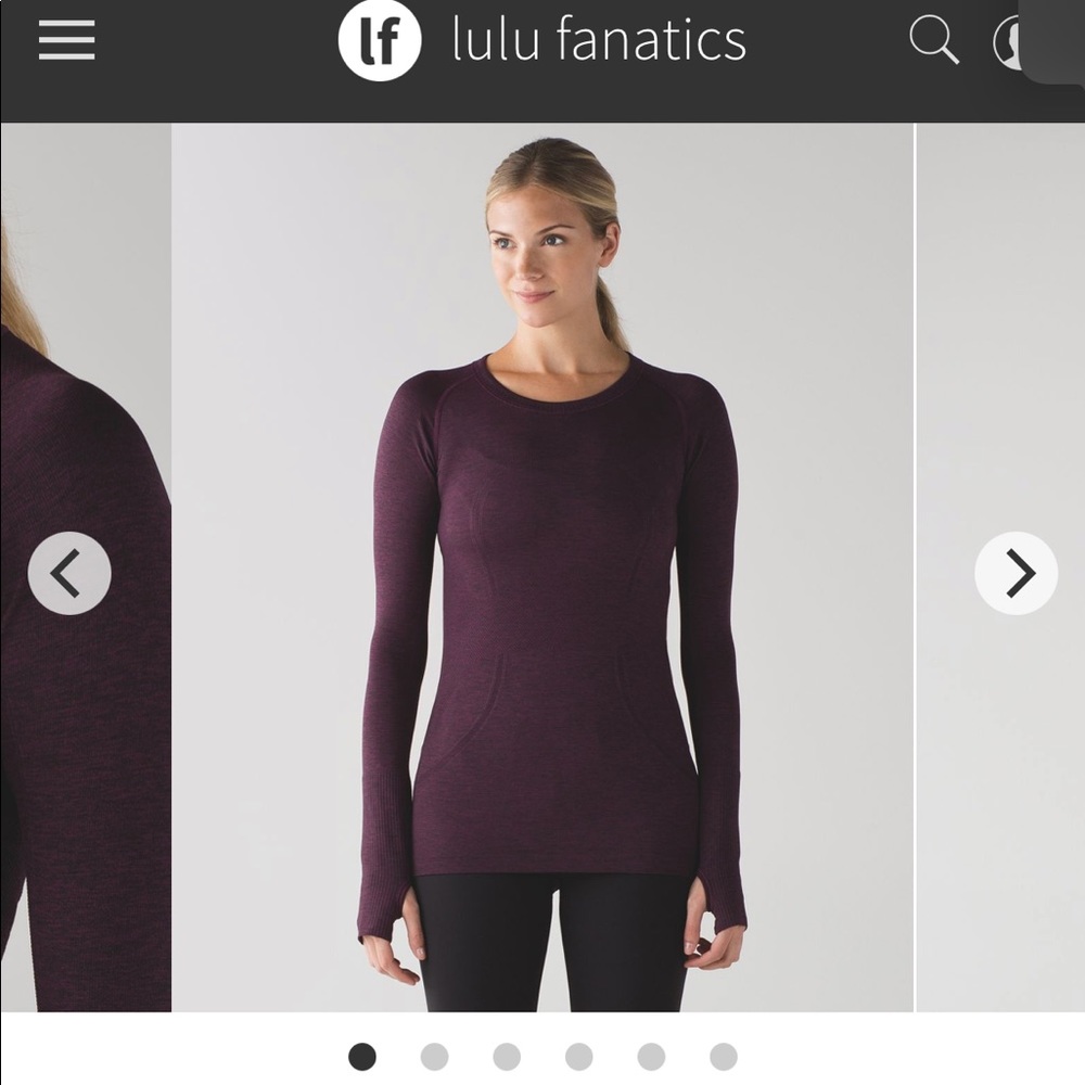 Lululemon Swiftly Tech Long Sleeve